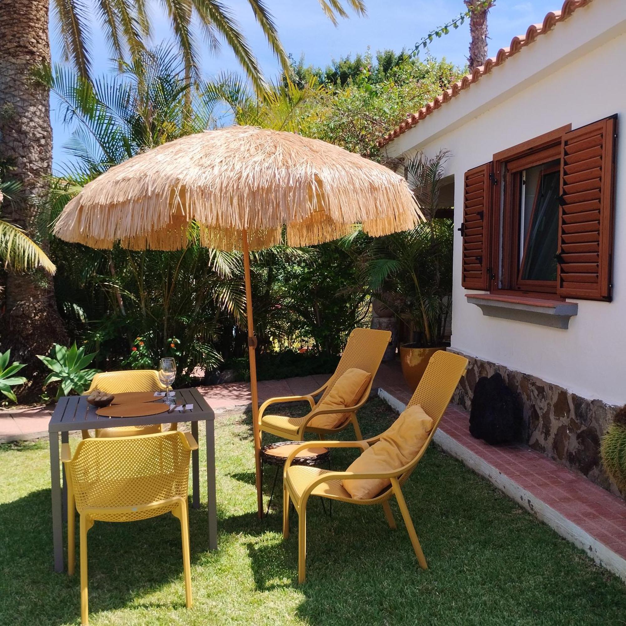 Bungalow tropical con piscina y aire acondicionado Maspalomas  Exterior foto