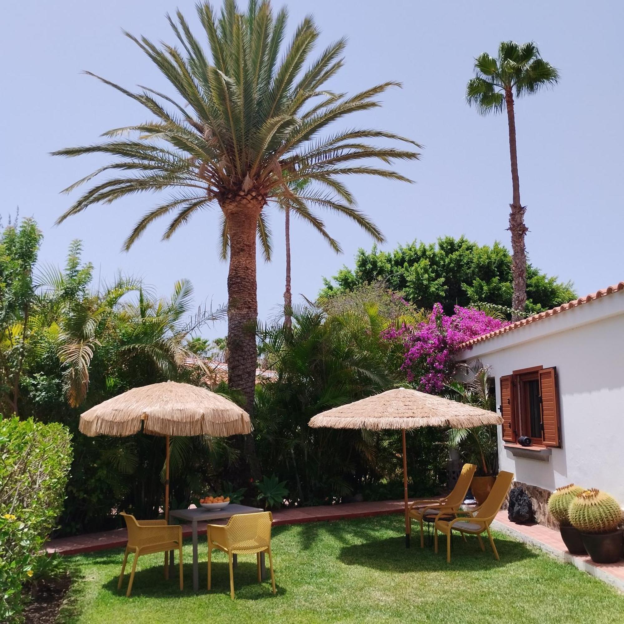 Bungalow tropical con piscina y aire acondicionado Maspalomas  Exterior foto